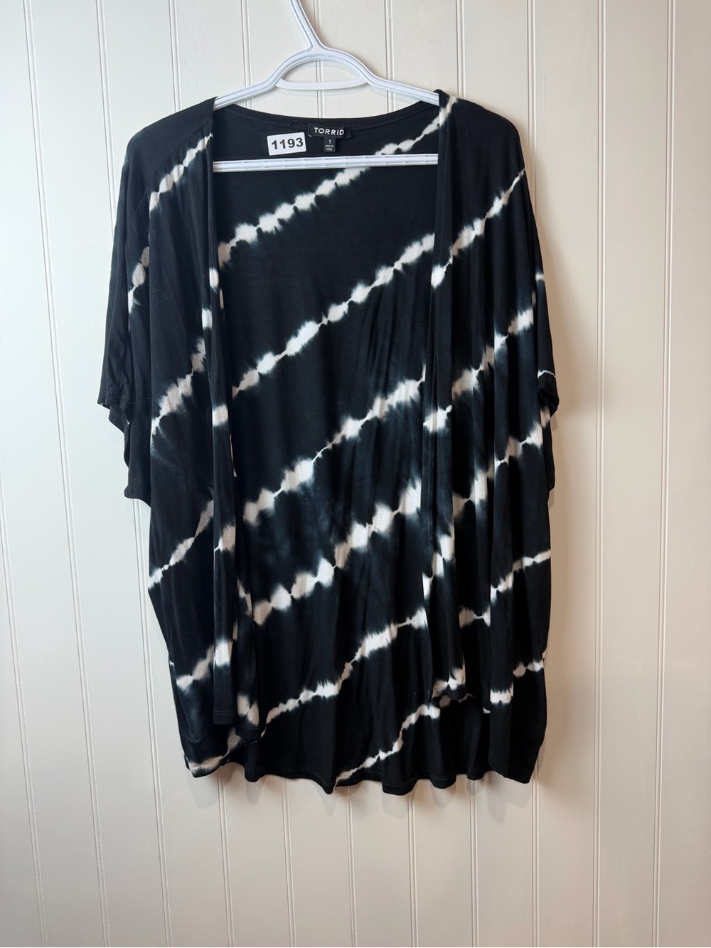Torrid Tie Dye Kimono Cardigan Cover Up Plus Size 1 Boho Beach